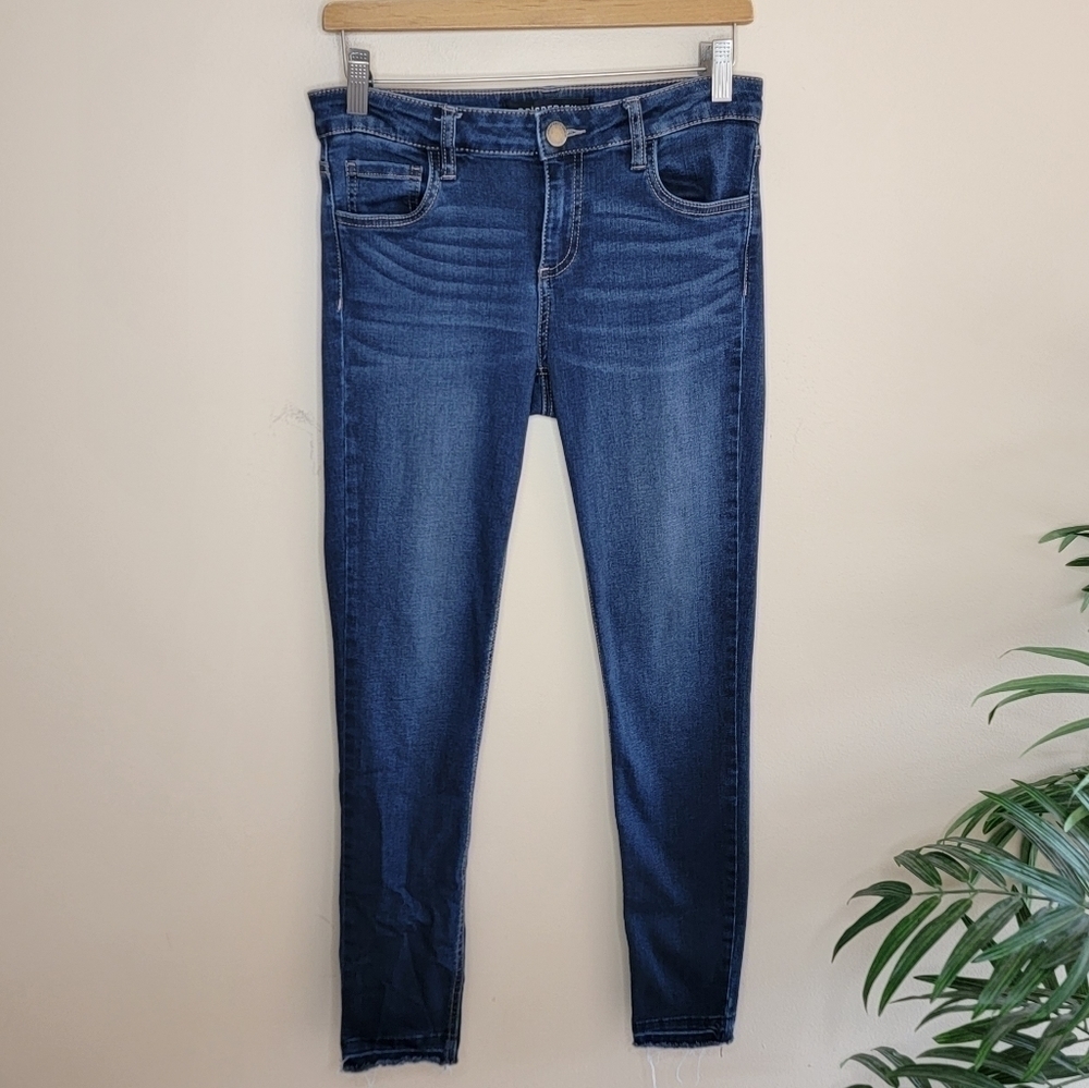 Stitch Fix Prosperity Skinny Jeans with Released Frayed Hem Size 27